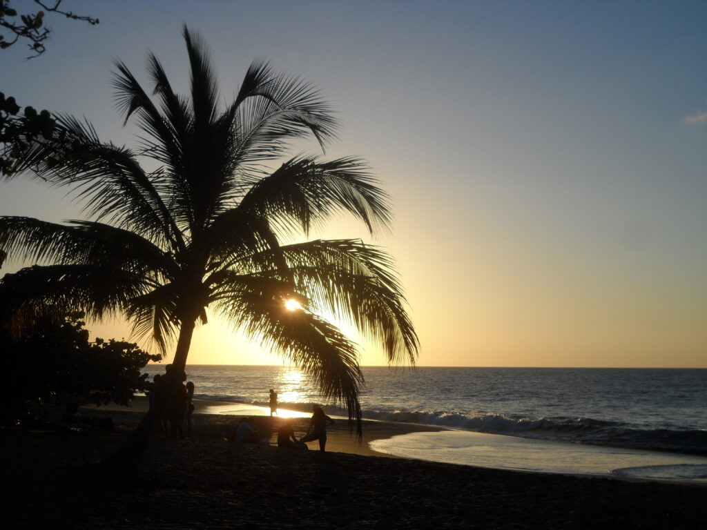 Plage de la perle à deshaies Guadeloupe